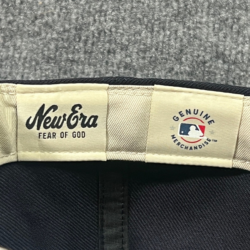New Era x Fear of God Essentials Navy 59Fifty Fitted 7 1/4 Pro Model Men's Hat - Picture 7 of 9